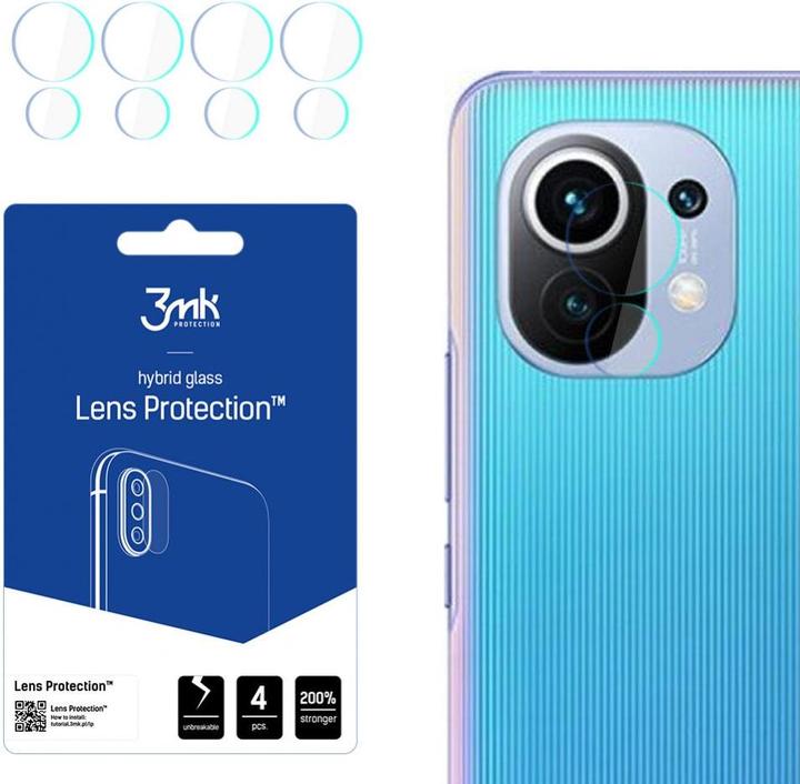 Produktbild 3MK Kamera-Schutzglas, Kameraglas (1 Stück, Xiaomi Mi 11 5G)
