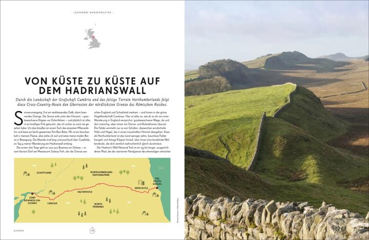 Produktbild Legendäre Wanderrouten (Deutsch, Lonely Planet, 2020)