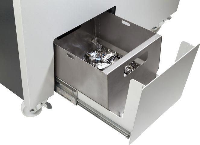 Actual product image HSM Powerline HDS 150 hard disk shredder, 1-stage, strip: 40 mm (Strip cut)