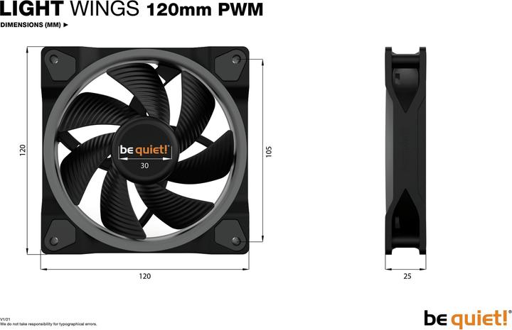 Productafbeelding be quiet! Light Wings (120 mm, 1 x)