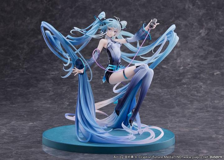 Actual product image Max Factory Hatsune Miku statuette PVC 1/7 Techno-Magic Ver. 25 cm