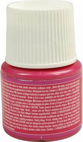 Immagine prodotto Pebeo Deco Colore acrilica lucida (Rosa brillante, 45 ml)