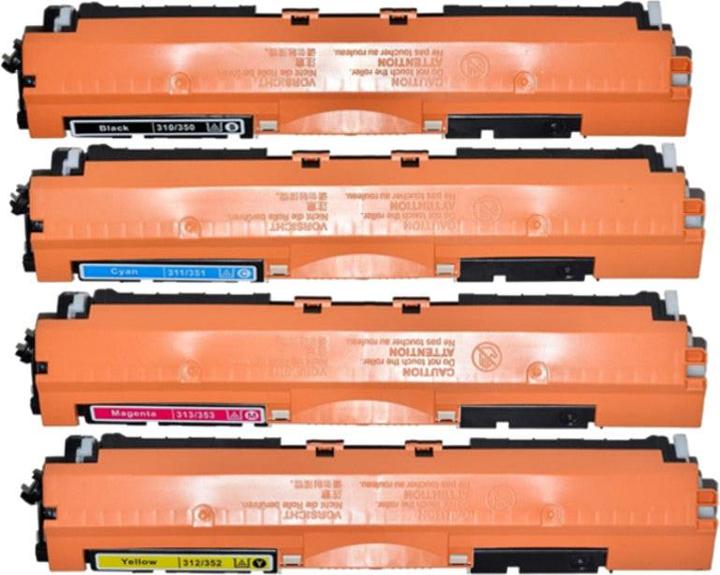 Image du produit Hermex Toner compatible pour HP Color LaserJet CP1025nw (M, C, CF, Y)