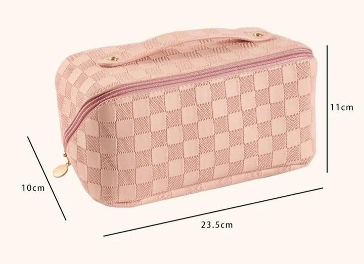 Only-Bags.Store Kosmetiktasche PU Makeup Pouch Grosses Fassungsvermögen Luxus Waschbeutel Multifunktionale Reise