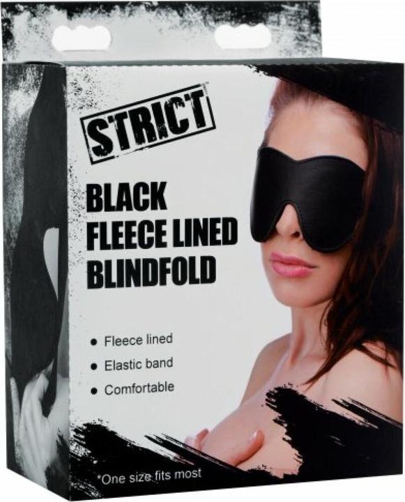 Image du produit XR Brands Oogmasker Met Fleece Zwart
