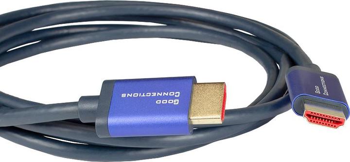 Image du produit Good Connections GC 4521-SF015B HDMI A pc > pc flex 8Ka60 Hz 1.5m bleu (1.50 m, HDMI)