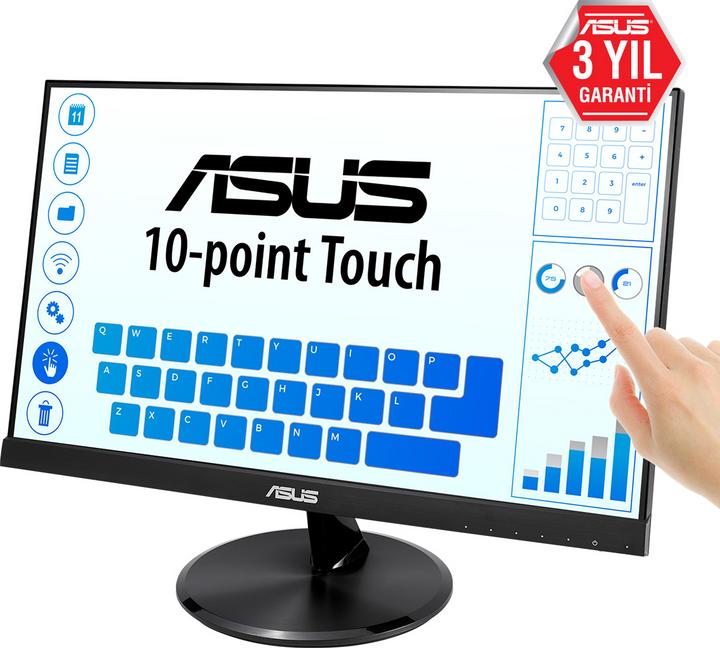 Produktbild ASUS Touch LCD VT229H 21,5", Touchscreen, IPS, FHD, 1920 x 1080 Pixel, 5 ms, 250 cd (1920 x 1080 Pixel, 21.50")