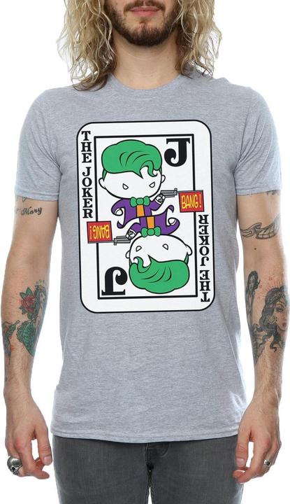 Image du produit - T-shirt CHIBI JOKER PLAYING CARD - Homme (M)