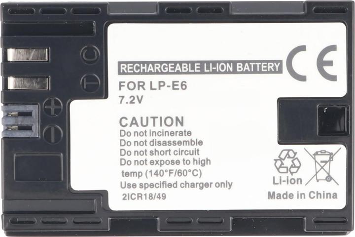 Image du produit AccuCell Batterie Canon LP-E6, EOS 7D, EOS 5D MarkII (Batterie)