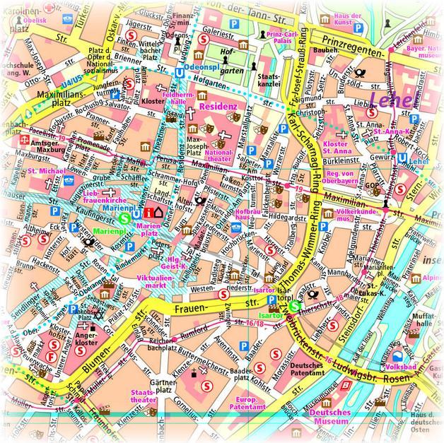 Produktbild München. Stadtplan 1:18 000 18000