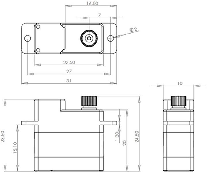 Produktbild Mks DS6100 DIGITAL SERVO