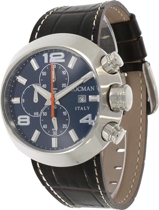 Produktbild Locman Italy Herrenuhr Chronograph Change braun Ref. 0420 (Chronograph, 46 mm)