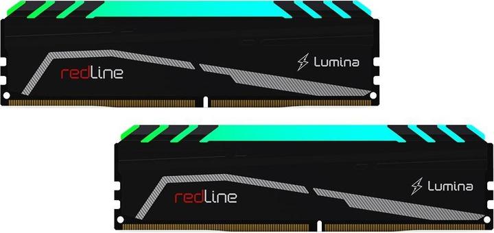 Produktbild Mushkin DIMM 64 GB DDR5-6400 (2x 32 GB) Dual-Kit (schwarz, MLA5C640A77P32GX2, Redline Lumina) (2 x 32GB, 6400 MHz, DDR5-RAM, DIMM)