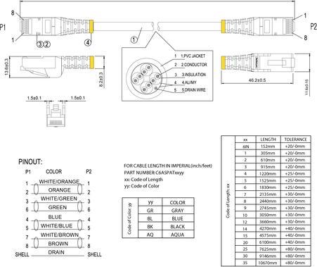 Image du produit StarTech -câble patch Ethernet (S/UTP, CAT6a, 10 m)