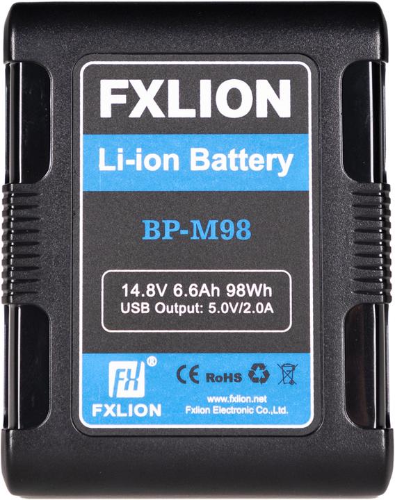 Actual product image Fxlion Square BP-M98, V-Mount (Rechargeable battery)
