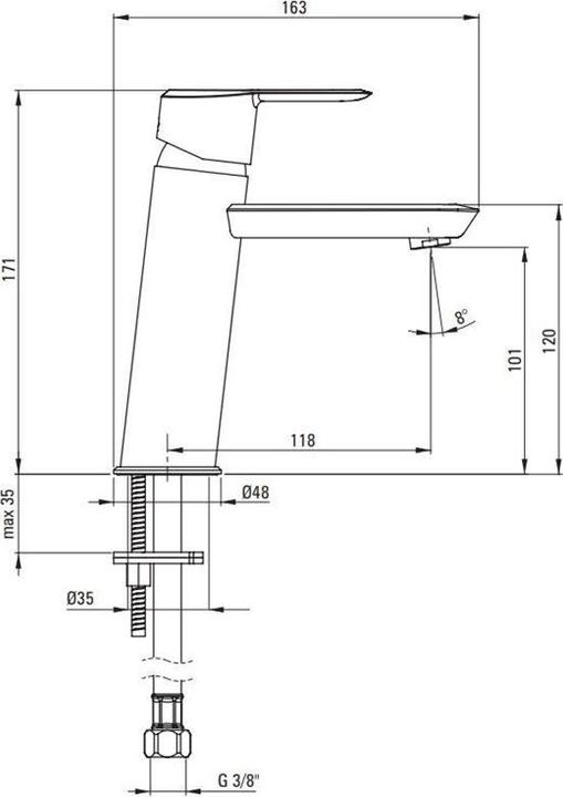 Produktbild Deante Arnika Washb Mixbqa z20m Gold (1 Stk.)