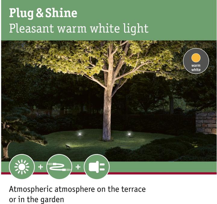 Immagine prodotto Paulmann Outdoor Plug & Shine Flood Spot (1700 lm, IP65)