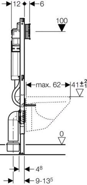 Productafbeelding Geberit Bevestigingselement DUOFIX 111.300.00.5