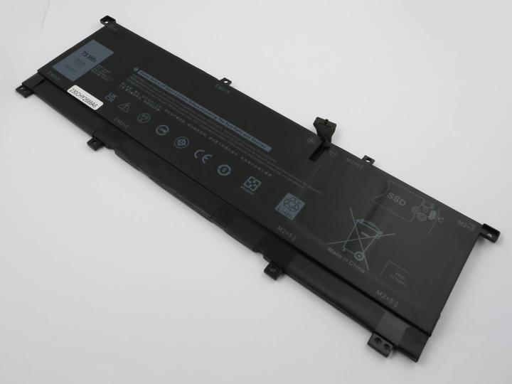 Image du produit AccuCell Batterie compatible avec Dell XPS 15 9575, 8N0T7, Li-Polymer, 11,4V, 6254mAh, 75,0Wh (6 cellules, 6254 mAh)