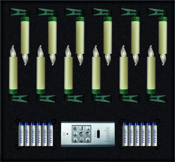 Actual product image Krinner LED Christmas tree candle Superlight Starter Set (12 x)