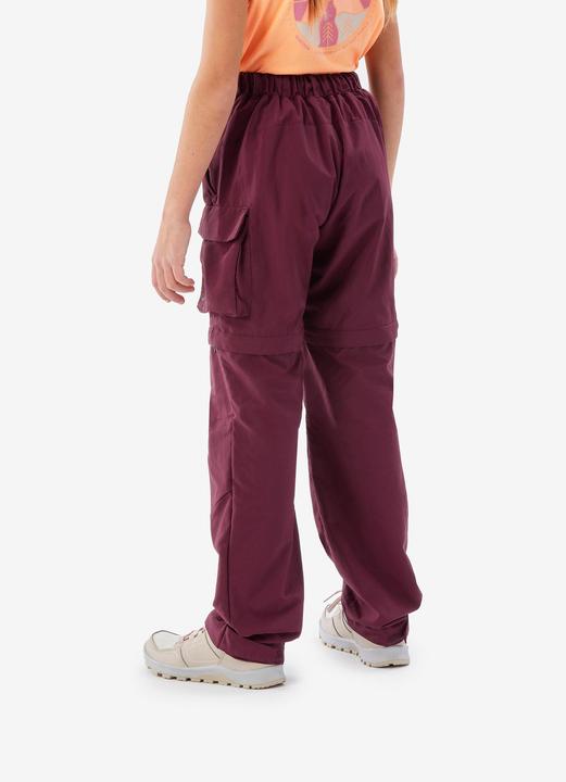 Produktbild Quechua Zip-Off-Hose Kinder Gr. 123–172 Wandern - MH500 bordeaux (128, 134, 140, 146, 152, 158, 164, 170, 130 B, 125 B)