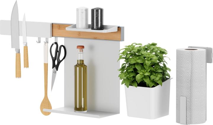 Kitchen organiser combination set L for gluing