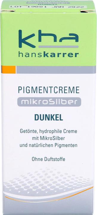 Hans Karrer Pigment cream MicroSilver dark, 20 ml Cream (20 ml)
