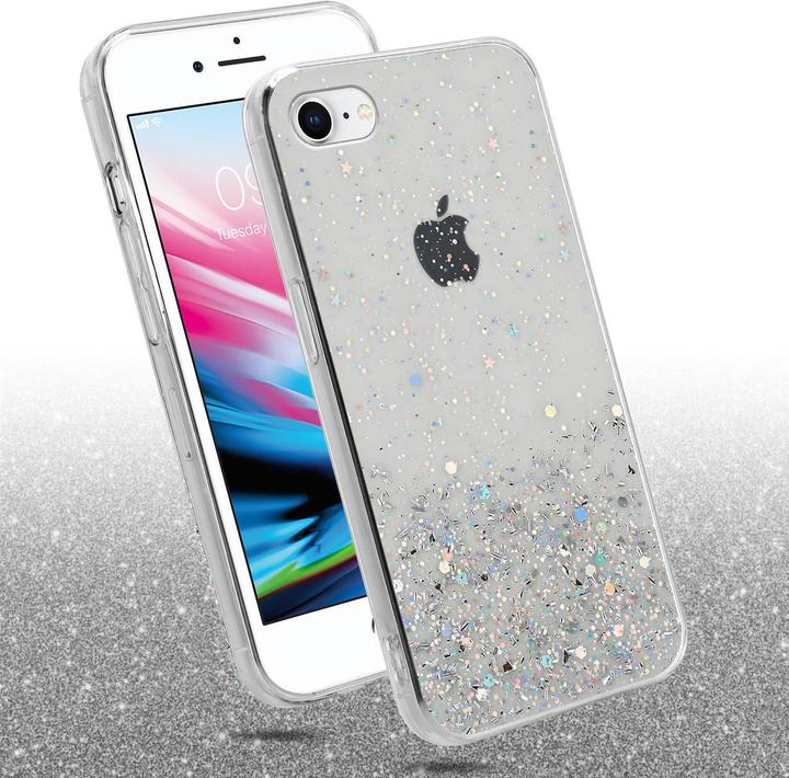 Image du produit Cadorabo Couverture TPU paillettes scintillantes (Apple iPhone 7, Apple iPhone SE (2ème génération))