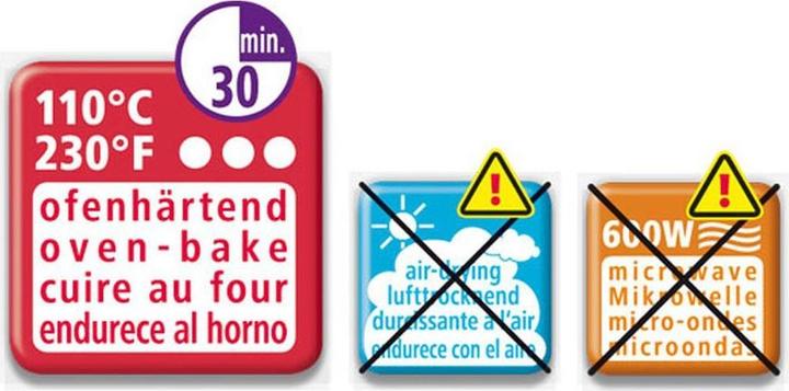 Actual product image Fimo Mod.mass prof purple