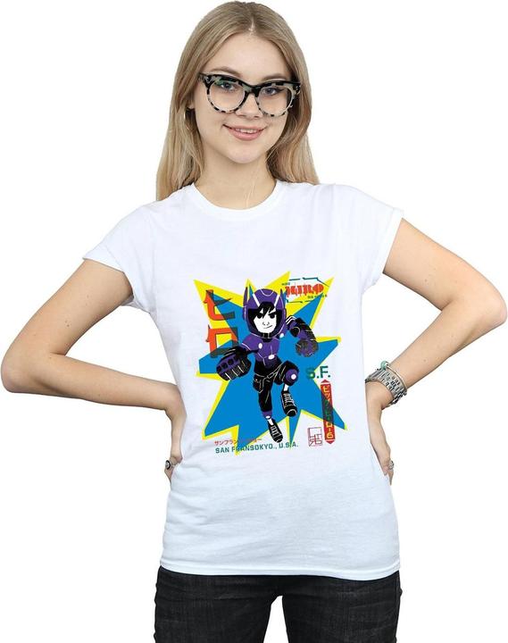 Actual product image Disney Womens/Ladies Big Hero 6 Hiro Anime Cotton T-Shirt (XXL)