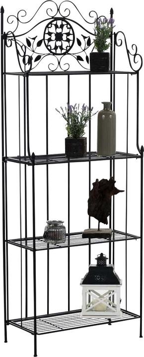 Actual product image CLP Flora freestanding shelf, black (66 x 32 x 175 cm)