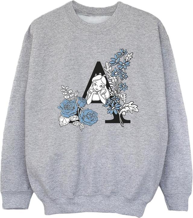 Disney Mädchen Alice im Wunderland Brief A Sweatshirt
