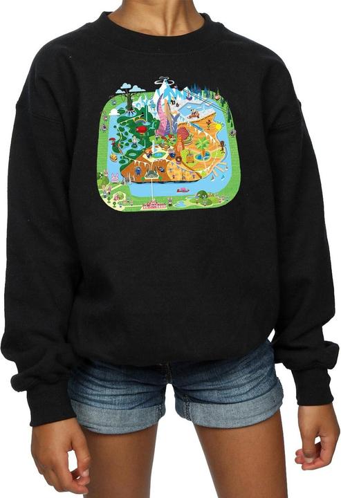 Actual product image Disney Girls Zootropolis City Sweatshirt (128)