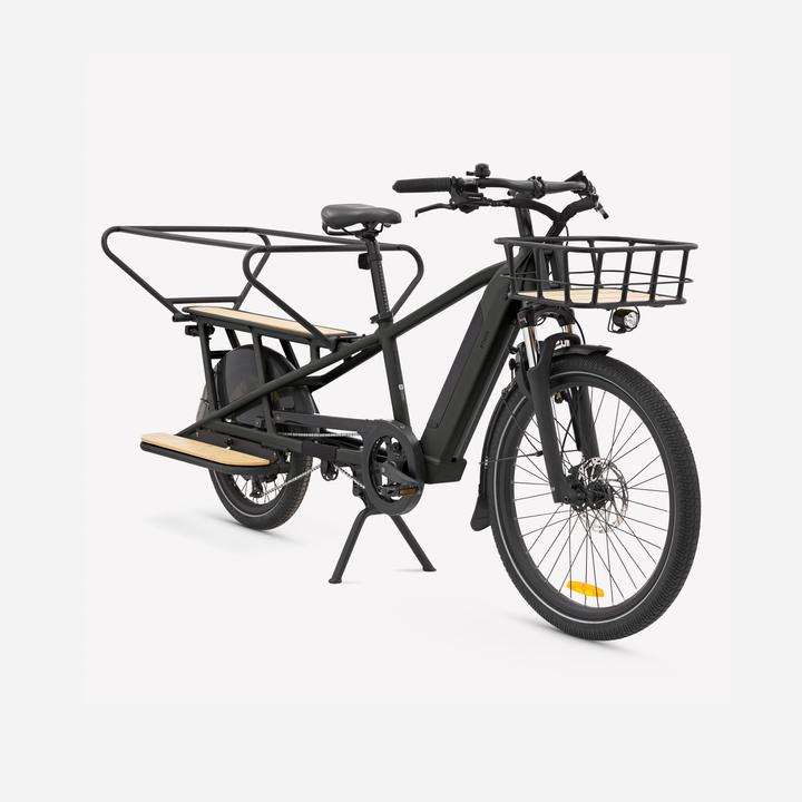 Image du produit Btwin Vélo utilitaire électrique Cargobike R500E Longtail V2 noir
