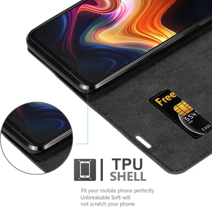 Actual product image Cadorabo Book Invisible Magnet Cover (Honor Play 5G)