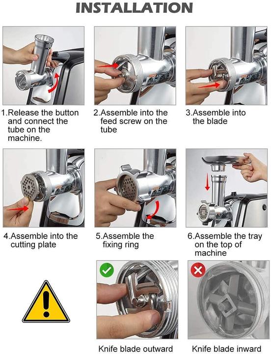 Actual product image Aobosi Electric meat grinder