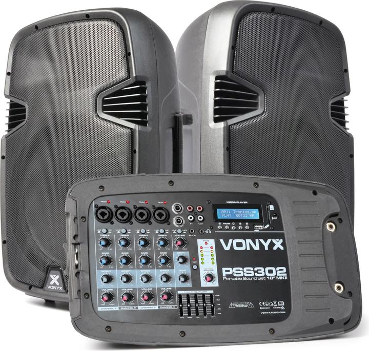 Immagine prodotto Vonyx Sistema PA PSS302 (Passivo, 1x 300 W)