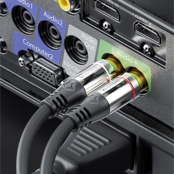 Image du produit Sonero S-AC600-001 (1 m, Jack 3,5 mm (AUX), RCA)