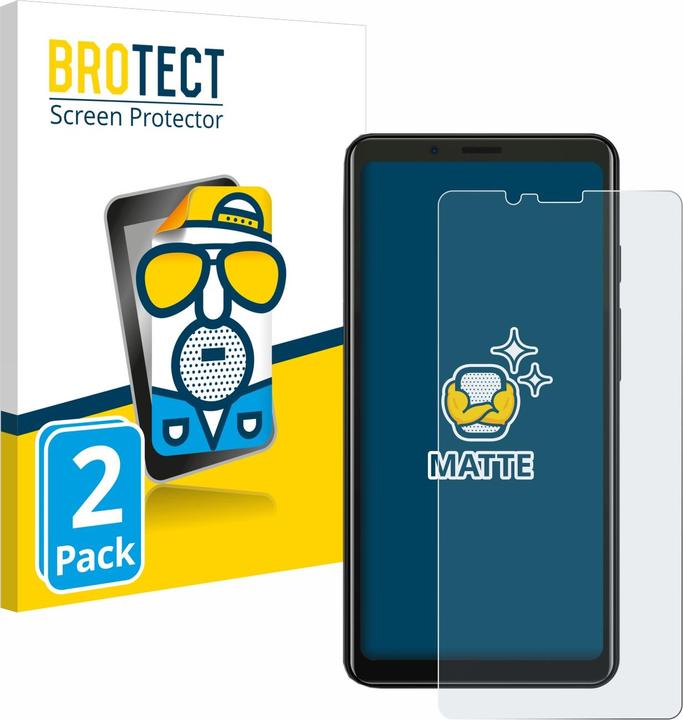Produktbild BROTECT Entspiegelungs-Schutzfolie Displayschutz Matt (2 Stück, HiSense A5c)