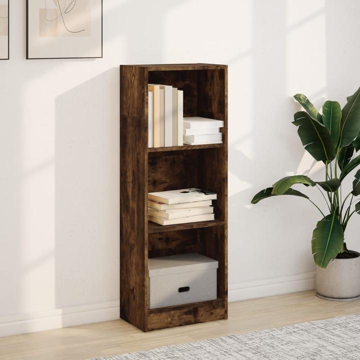 Actual product image VidaXL Bücherregal Bücherschrank Standregal Büroregal Räuchereiche Holzwerkstoff (40 x 24 x 109 cm)