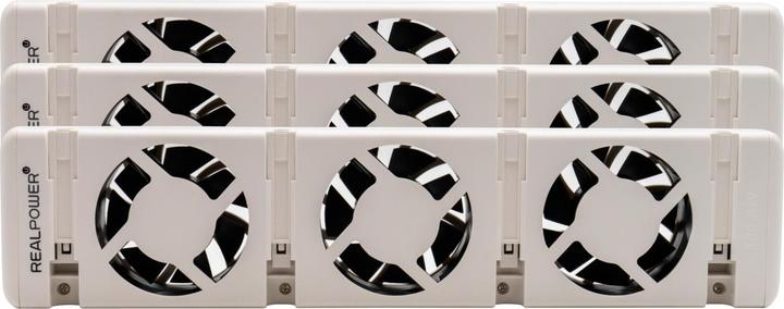 Immagine prodotto RealPower Heizungslüfter HL-3,3er Set mit 3 Ventilatoren (3 x)