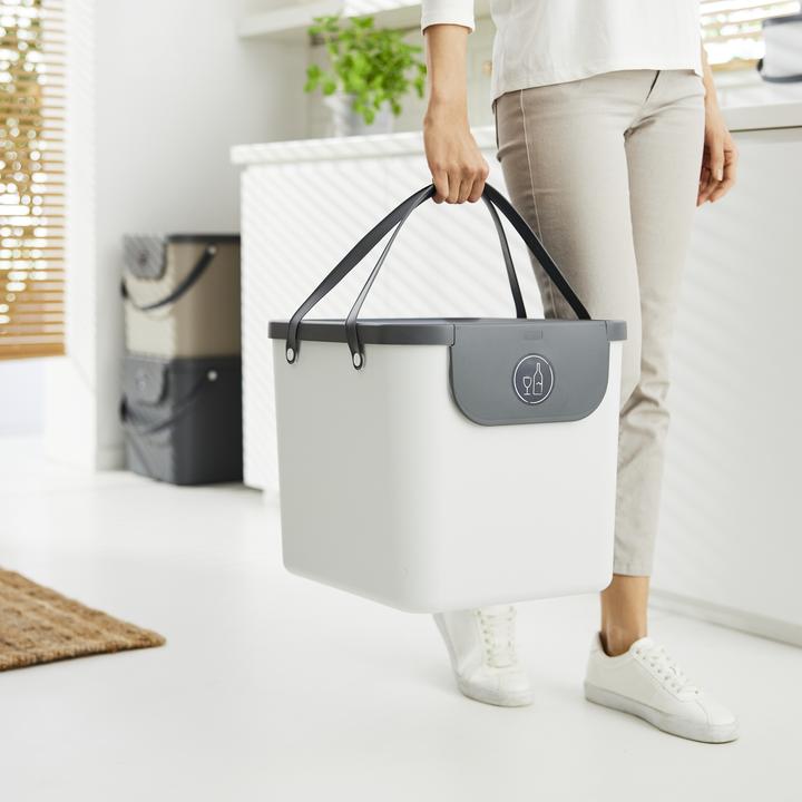 Actual product image Rotho Albula waste bin 40L white (40 l)