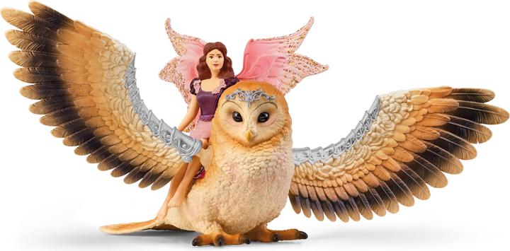 Immagine prodotto Schleich Bayala Elfo su gufo glitterato