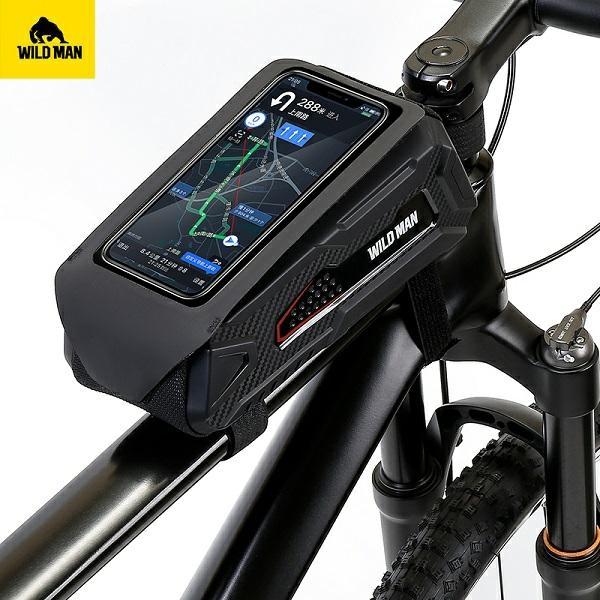 Actual product image Wildman Etui/uchwyt rowerowy M90 sakwa na ramę czarna/black