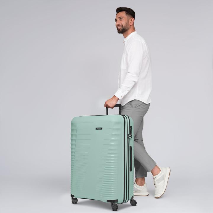 Actual product image Farmhood Eco Edition 4-wheel trolley 77 cm with stretch fold (114 l, XL (from 140l))