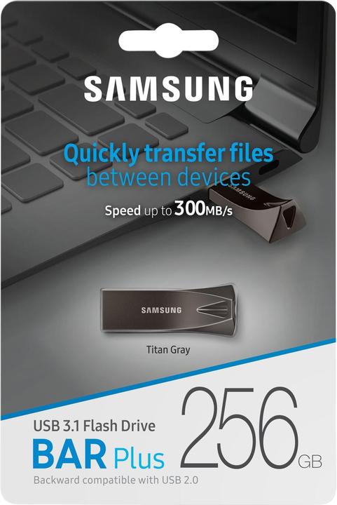 Immagine prodotto Samsung Bar Plus (256 GB, USB-A, USB 3.1)