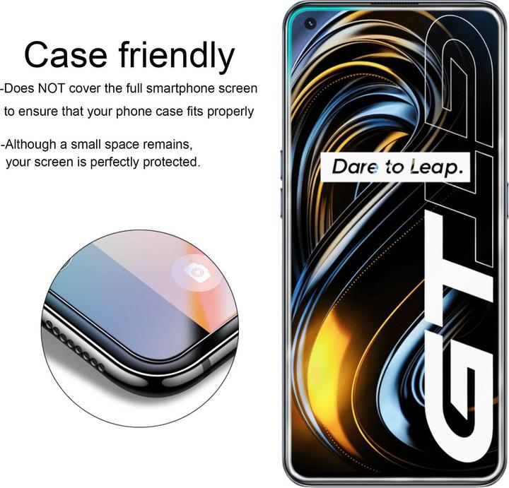 Immagine prodotto Cadorabo 3x Pellicola protettiva per Realme GT / GT Neo 2T / Q3 PRO (3 Pezzo/i, Realme Q3 Pro 5G, Realme GT Neo 2T)