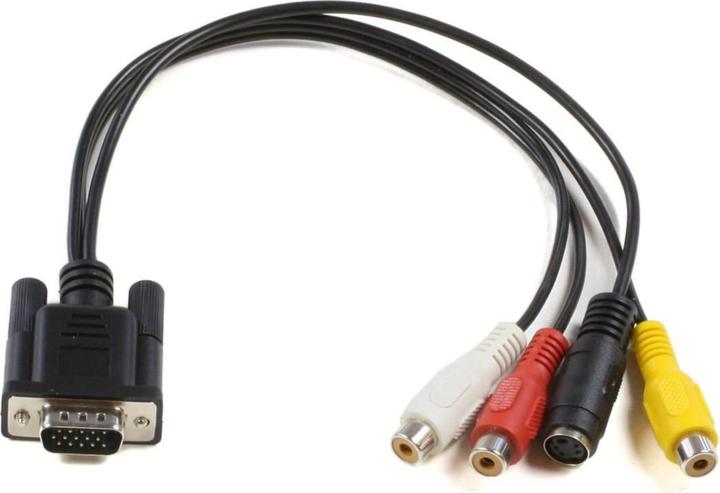 Image du produit MicroConnect VGA – S-Video / Verbundkabel (0.30 m, VGA)