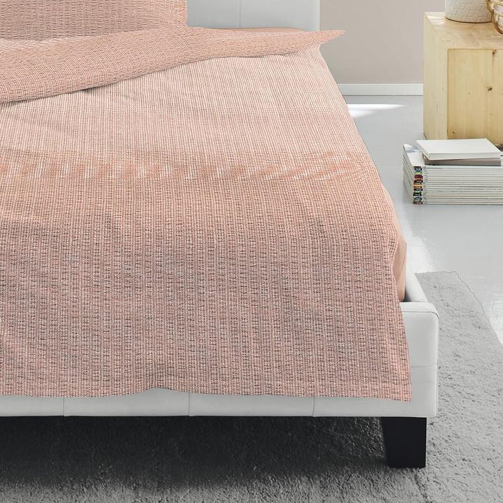 Produktbild Irisette Seersucker Bettwäsche Shadow Uni (Bettwäsche Set, 155x220 cm + 80x80 cm)