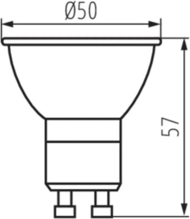 Actual product image Kanlux LED light IQ-LEDDIM GU10 7W-CW 35248 (GU10, 7 W, 575 lm, 1 x, G)